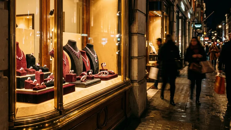 Le marché des bijoux rubis